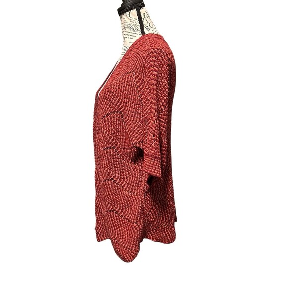 Women’s C.J. Banks Autumn Colors Shirt Sleeves Cardigan Size X Whimsical - Picture 2 of 7